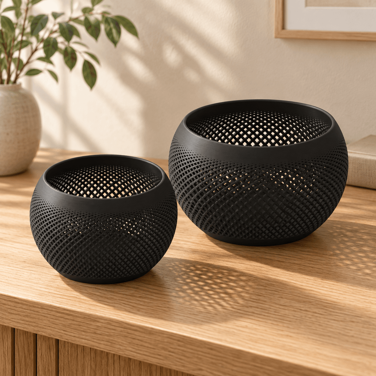 MESH · Schalen-Duo in Schwarz