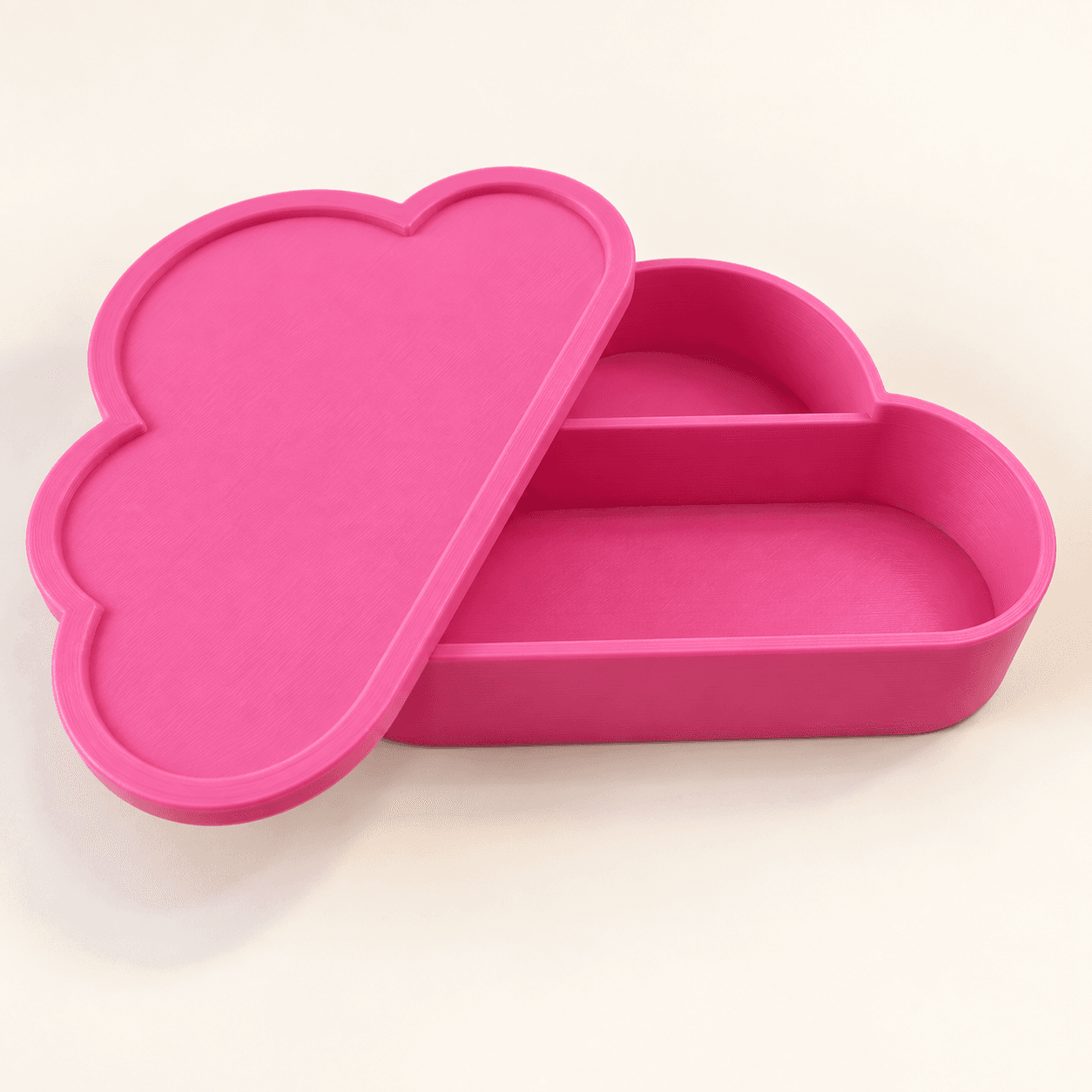 KI-Visualisierung: CLOUD · Wolkenbox. Abgebildeter Lieferumfang ohne Dekoration.