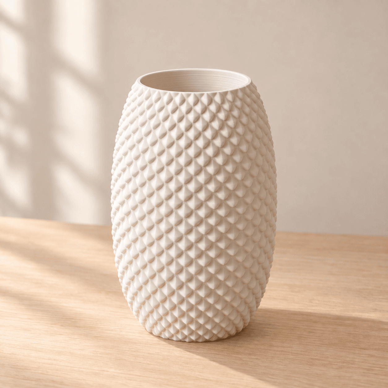 KI-Visualisierung: PLUME · Dekovase. Leere Vase.