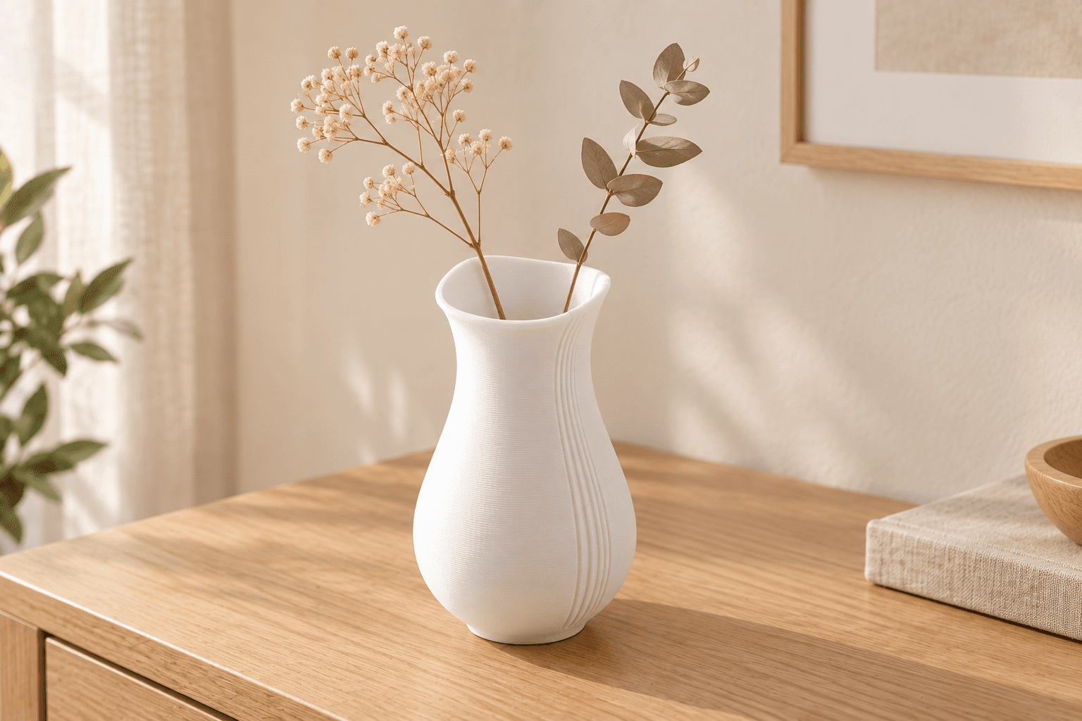 PUREHEART · Herzvase in Weiß